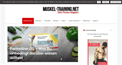 Desktop Screenshot of muskel-training.net